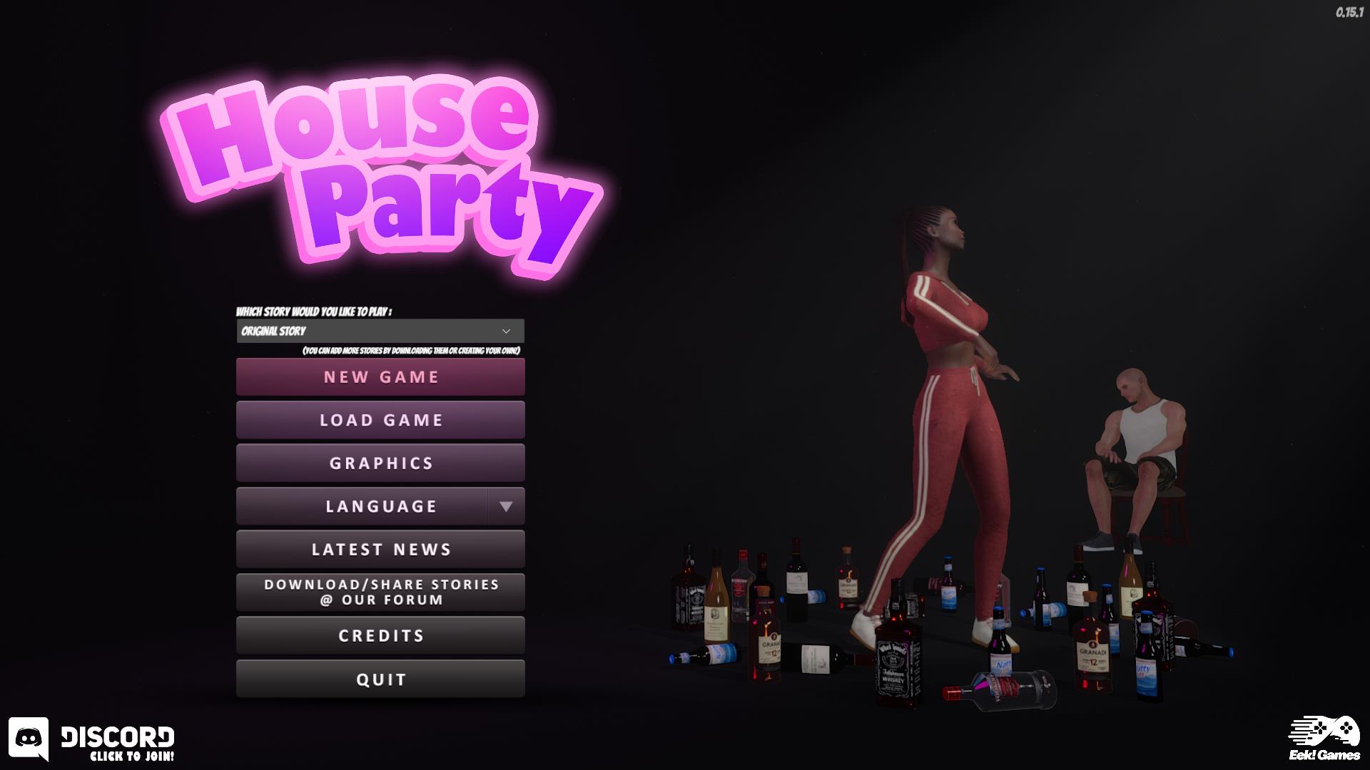 家庭派对House Party v0.15.1中文版+攻略+控制台 3D互动-概念社ACG